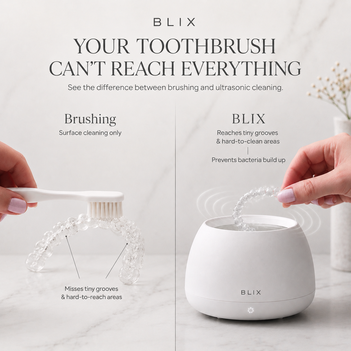 Blix Ultrasonic Cleaning Pod